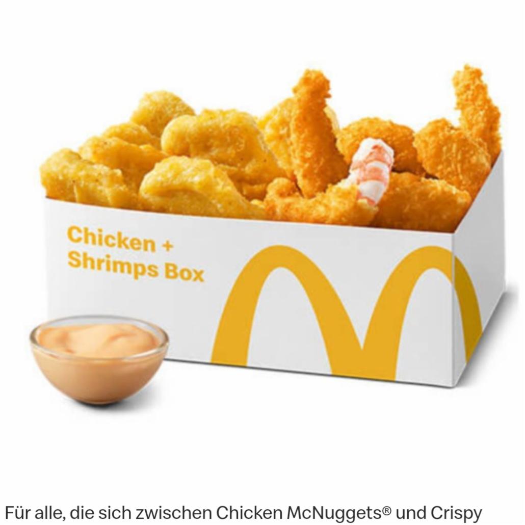 Fotografie - Chicken + Shrimps Box McDonald's