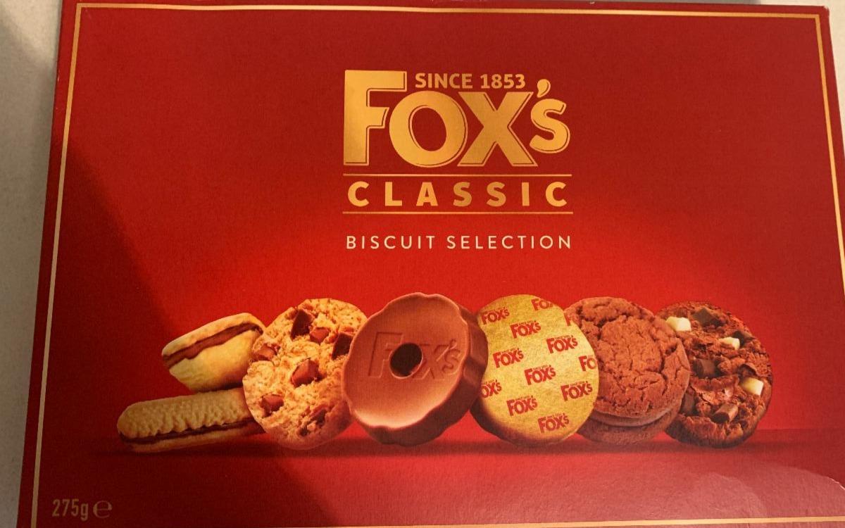 Fotografie - Classic biscuit selection fox's