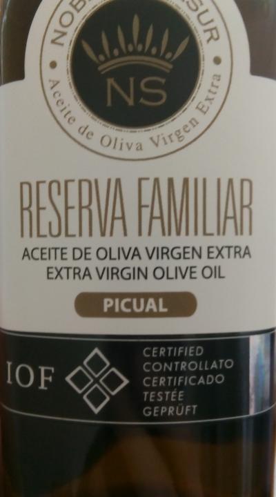 Fotografie - Aceite de oliva virgen extra Reserva Familiar Nobleza del Sur