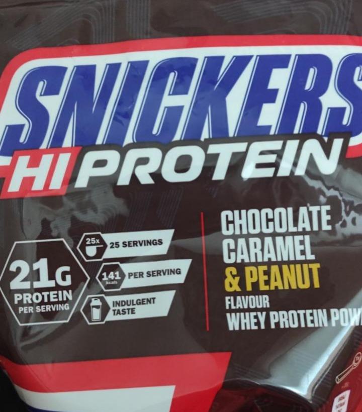 Fotografie - snickers chocolate caramel & peanut HiProtein