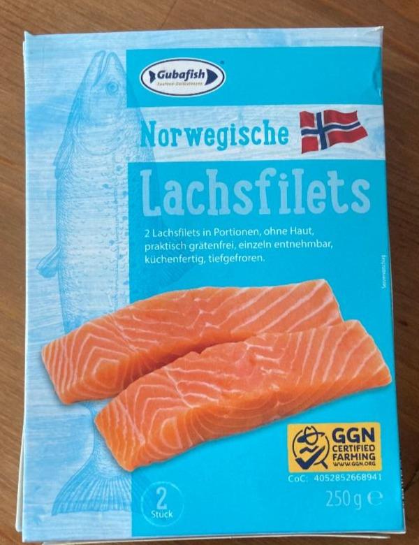 Fotografie - Norwegische Lachsfilets Gubafish
