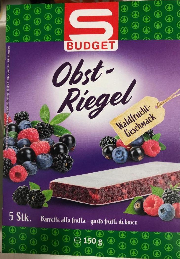 Fotografie - Obst Riegel Waldfrucht Geschmack S Budget