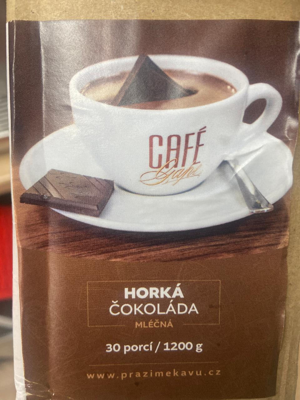 Fotografie - Horká čokoláda mléčná Pražírne kávu