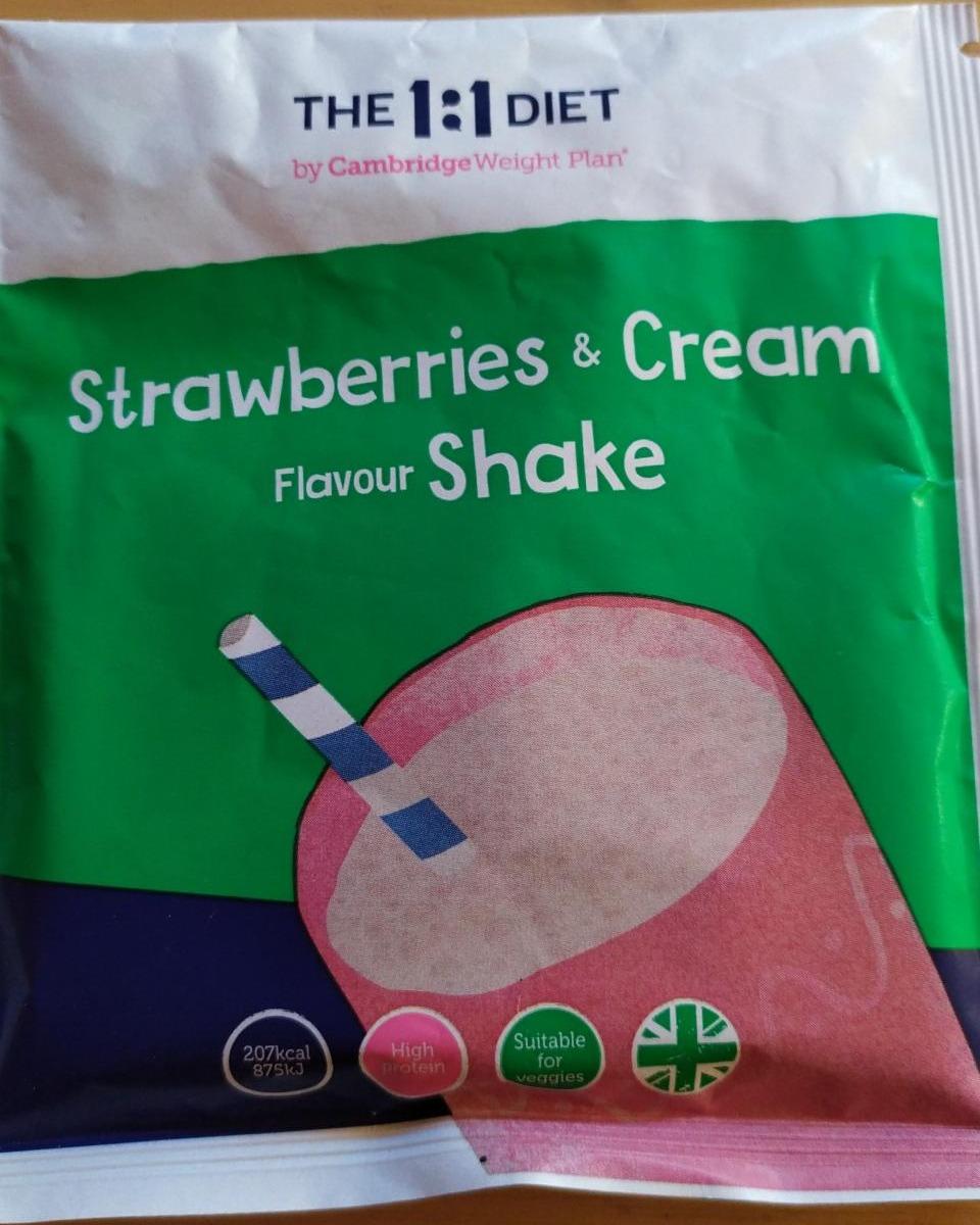Fotografie - The 1:1 Diet Strawberries & Cream flavour Shake Cambridge Weight Plan