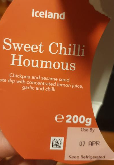 Fotografie - Iceland houmous sweet chilli