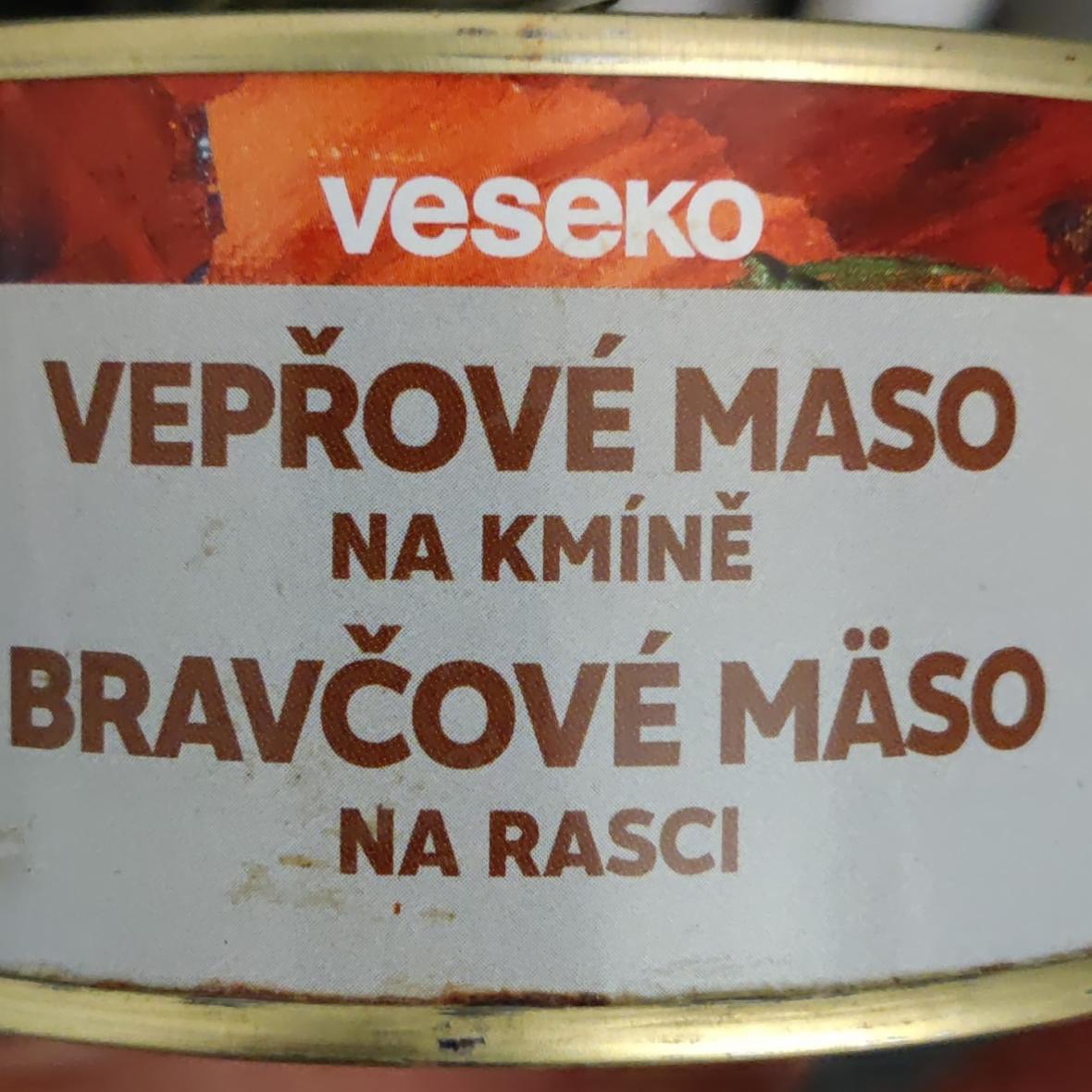 Fotografie - Vepřové maso na kmíně Veseko