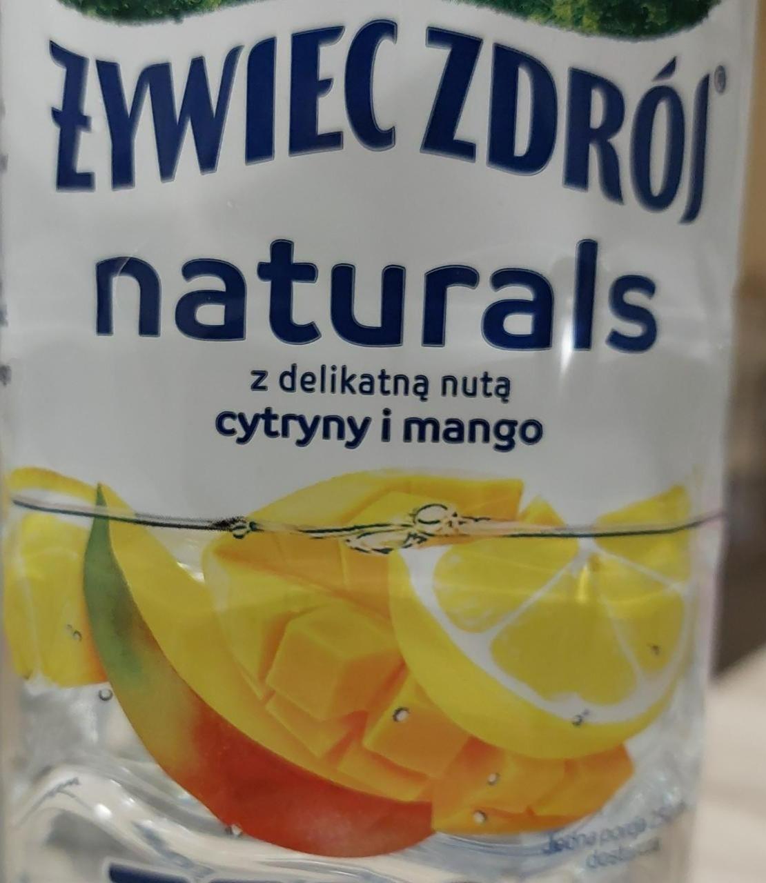 Fotografie - Naturals z delikatną nutą cytryny i mango Żywiec Zdrój