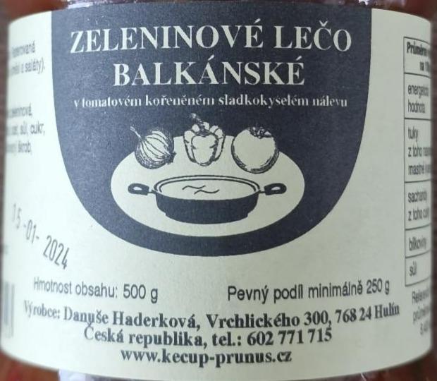 Fotografie - Zeleninové lečo Balkánské Danuše Haderková