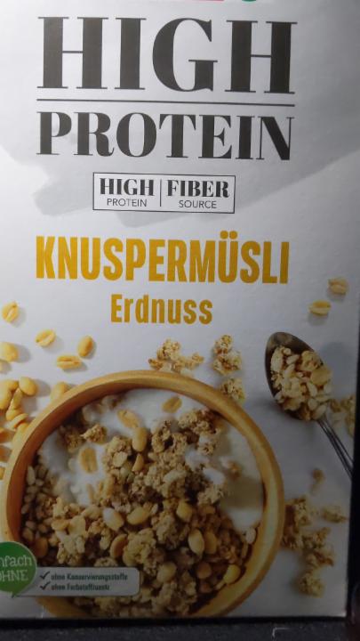 Fotografie - Knuspermüsli Erdnuss High protein Spar