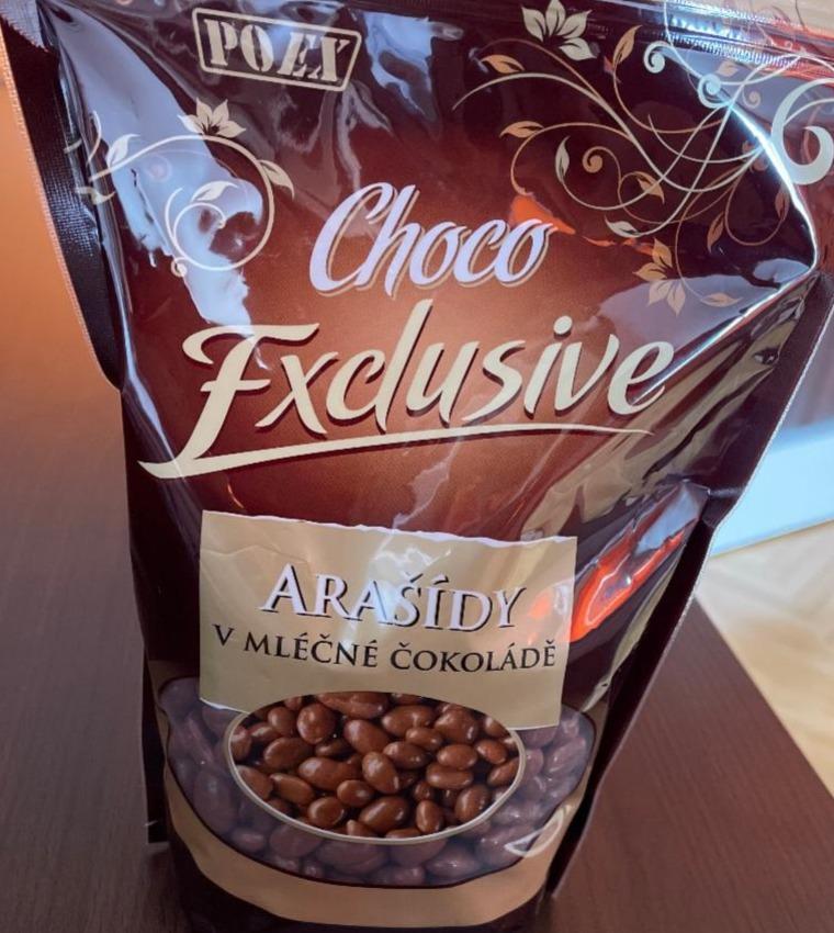 Fotografie - Arašídy v mléčné čokoládě Choco Exclusive Poex
