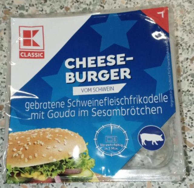 Fotografie - Cheeseburger vom Schwein K-Classic