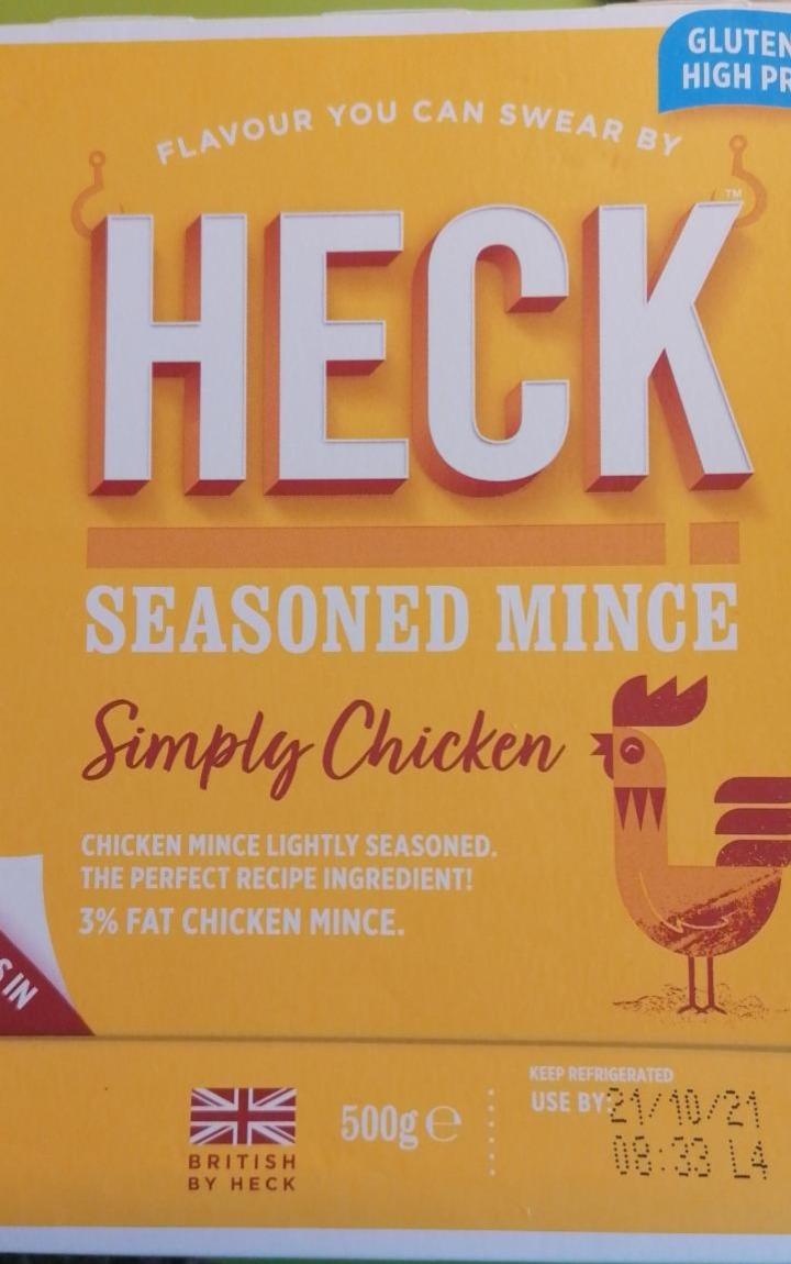 Fotografie - Simply Chicken Seasoned Mince Heck
