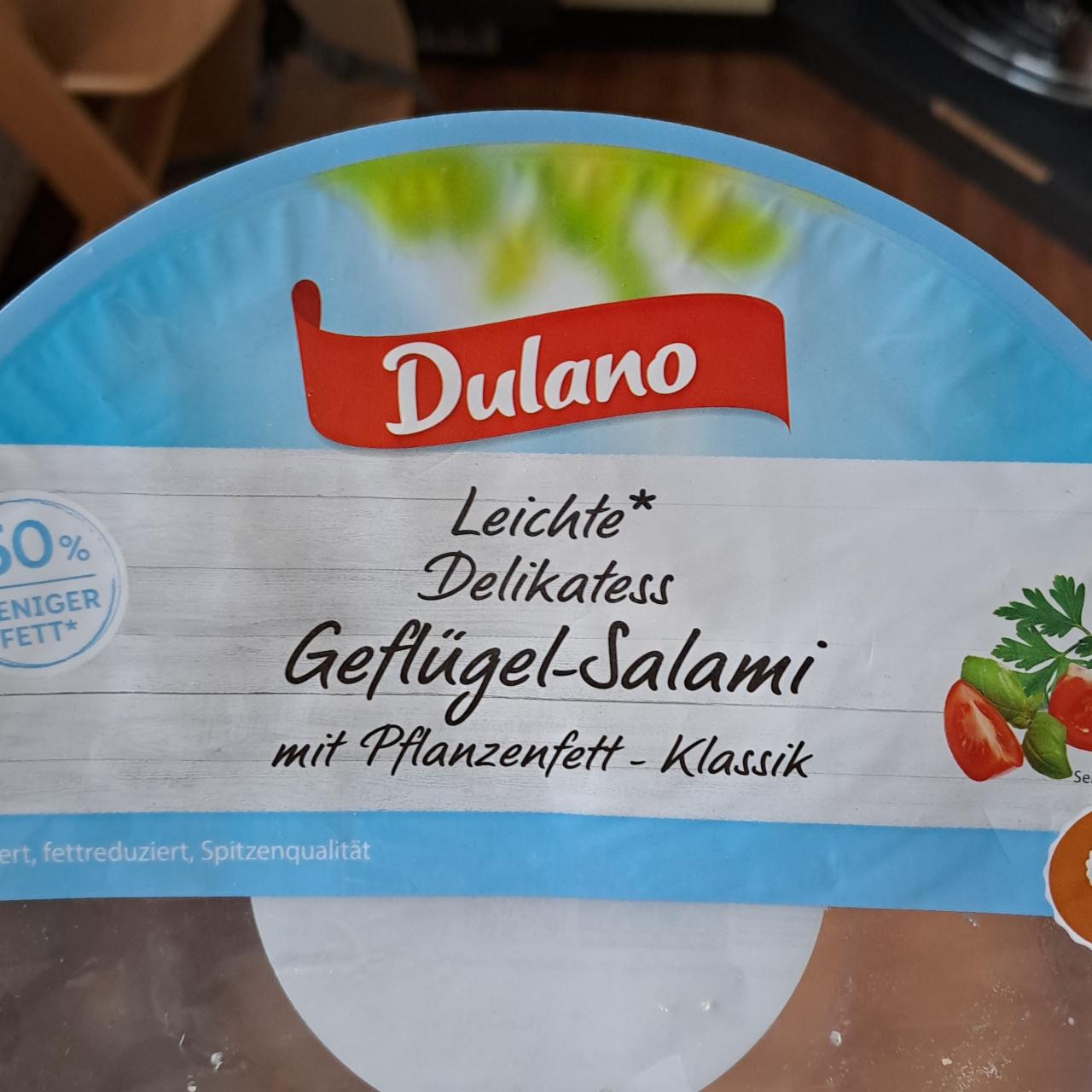 Fotografie - Leichte Delikatess Geflügel-Salami mit Pflanzenfett-Klassik Dulano