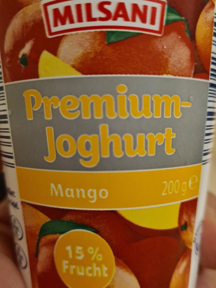 Fotografie - Premium Joghurt Mango 15% Frucht Milsani