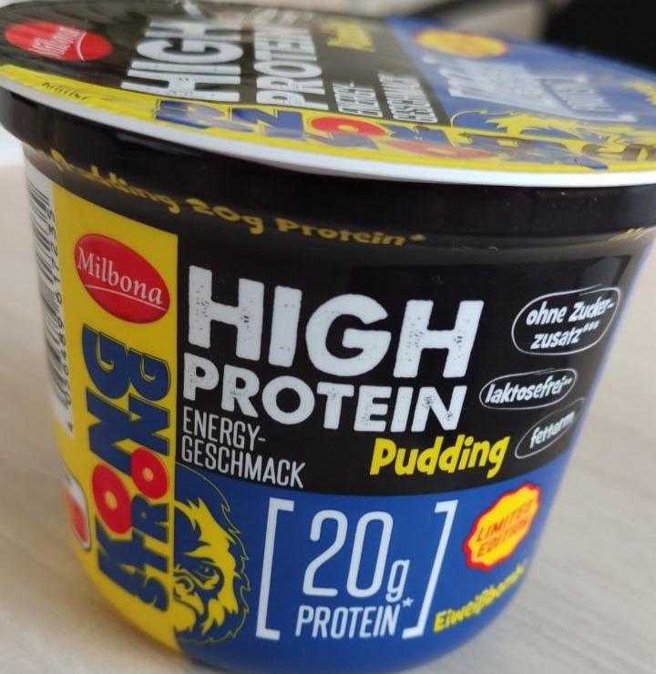 Fotografie - High protein pudding Kong Strong Milbona