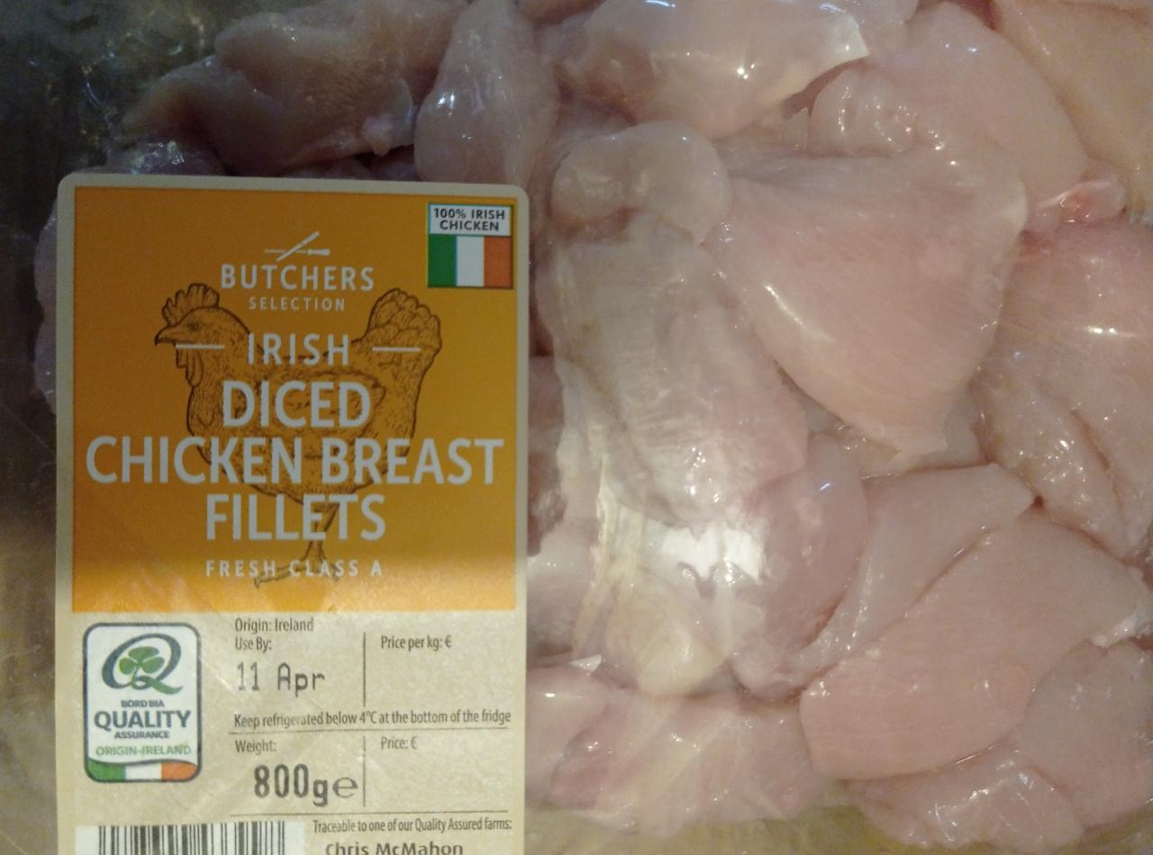 Fotografie - Irish Diced Chicken Breast Fillets Butchers Selection