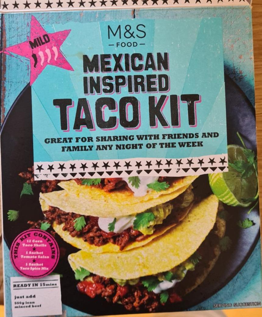Fotografie - Mexican Inspired Taco Kit M&S Food