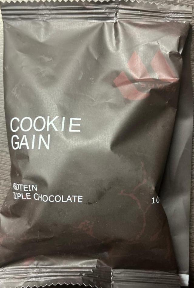Fotografie - Cookie Gain Protein Triple chocolate MPower