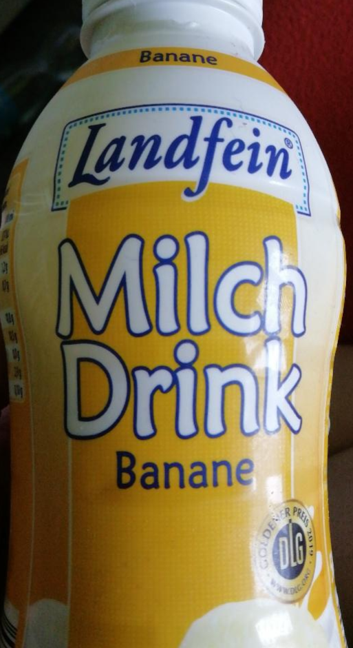 Fotografie - Milch drink banane Landfein