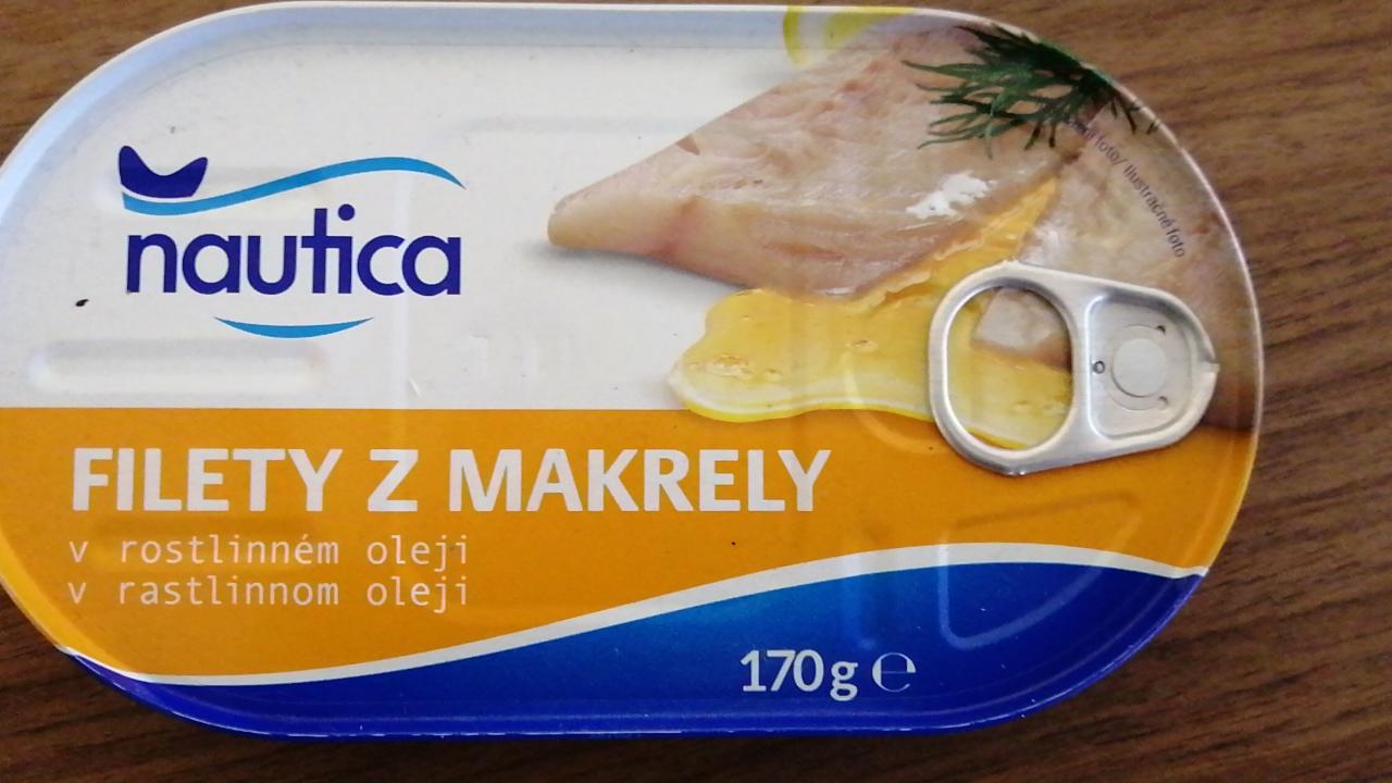 Fotografie - Filety z makrely v rostlinném oleji Nautica