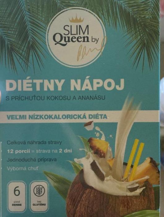Fotografie - Diétny nápoj s príchuťou kokosu a ananásu SLIM Queen