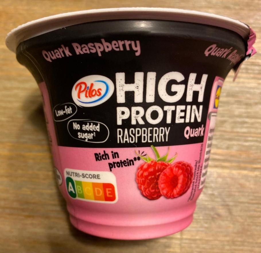 Fotografie - High protein quark raspberry Milbona