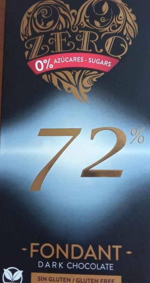 Fotografie - Torras ZERO 72% fondant dark chocolate
