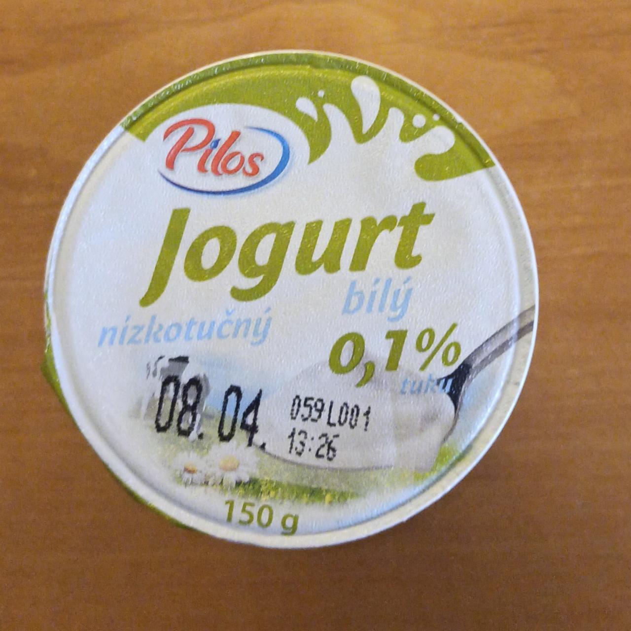 Fotografie - Jogurt biely 0,1% nízkotučný Pilos