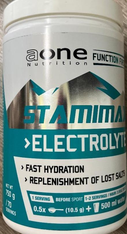 Fotografie - Staminax Electrolyte aone nutrition