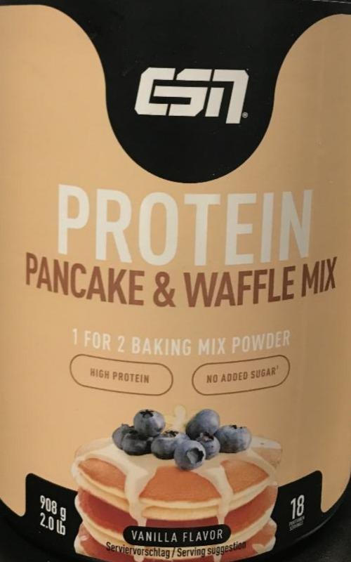 Fotografie - Protein pancake & waffle mix vanilla flavour ESN