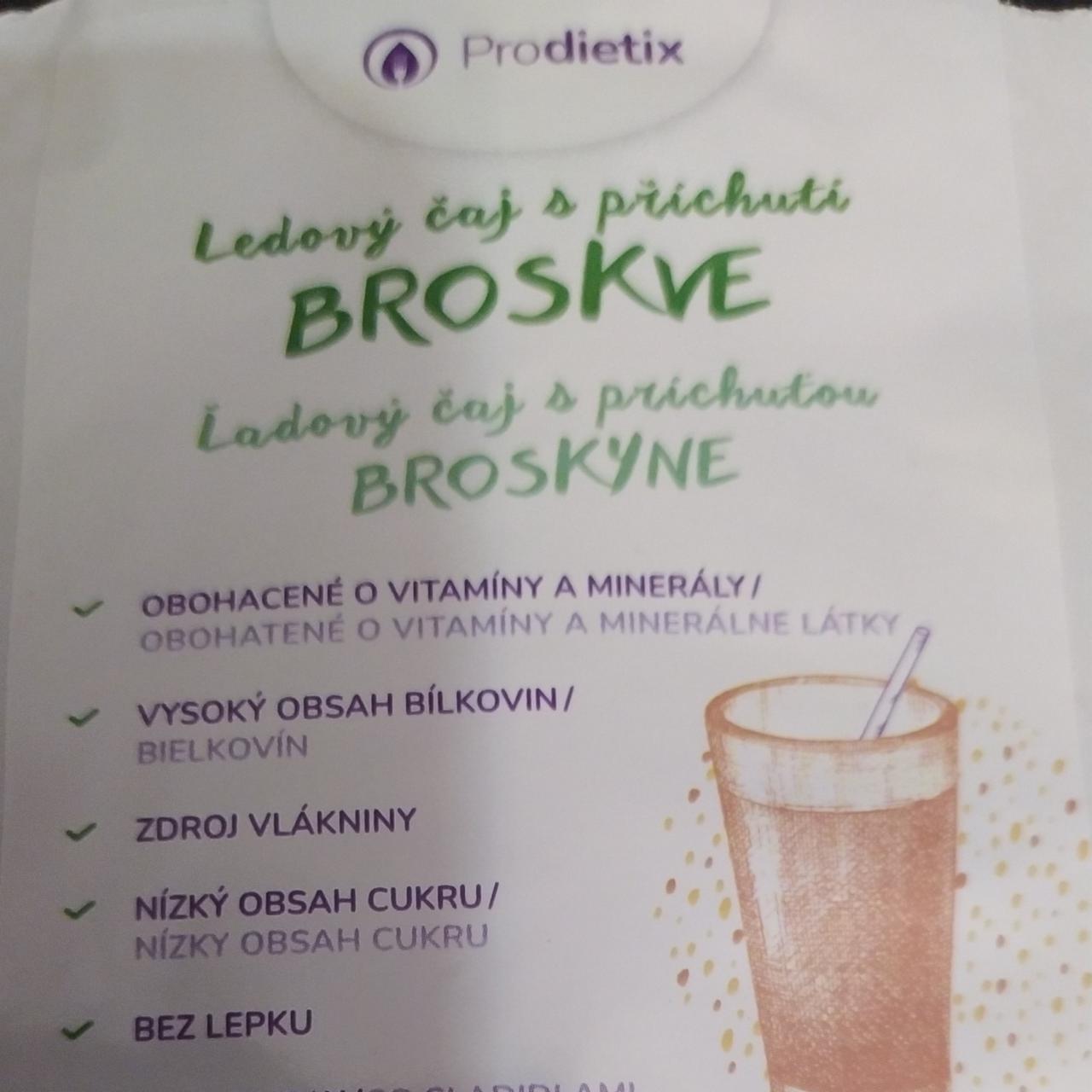 Fotografie - Ledový čaj s příchutí Broskve Prodietix