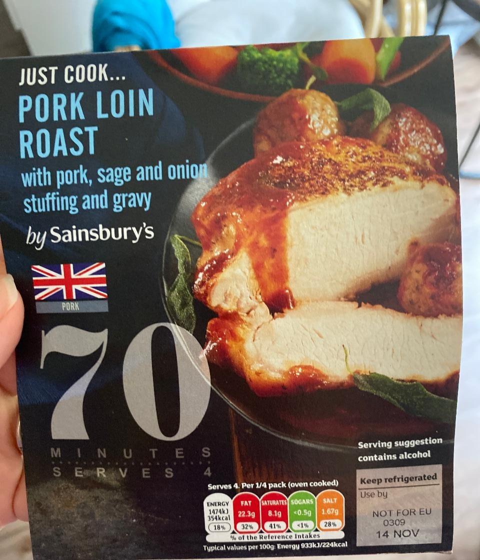 Fotografie - Pork loin roast by Sainsbury's