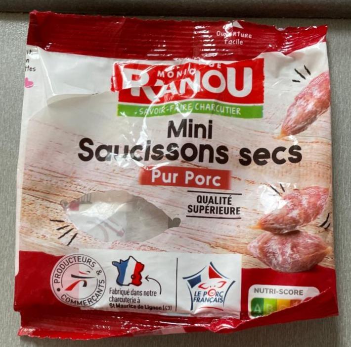 Fotografie - Mini saucissons secs Pur Porc Monique Ranou