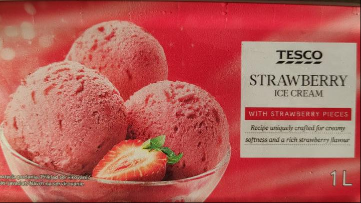 Fotografie - ICE cream Tesco Strawberry