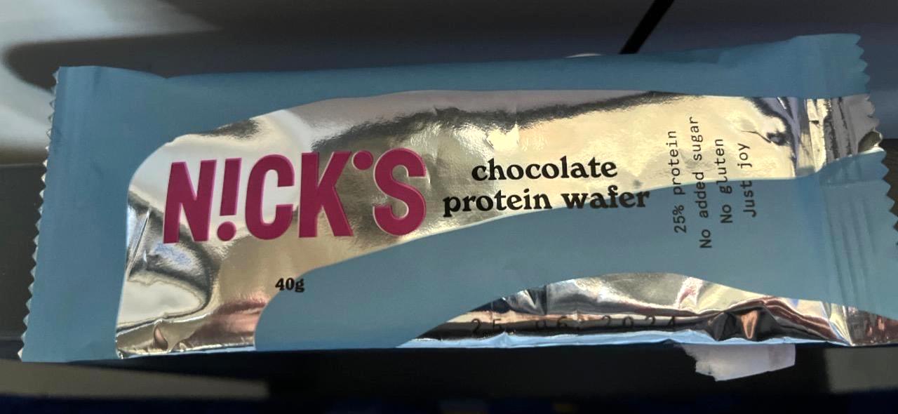 Fotografie - Chocolate protein wafer N!CK'S