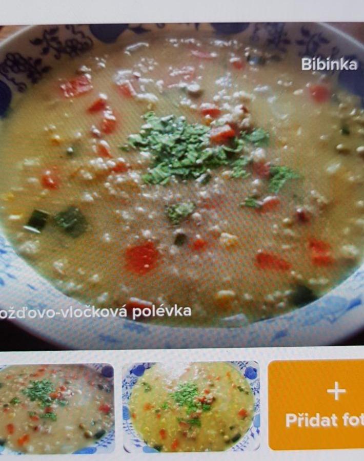 Fotografie - Drožďovo-vločková polévka 