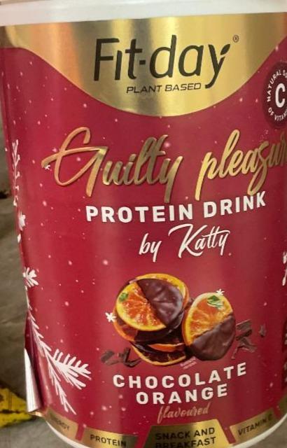Fotografie - Quilty pleasure Protein drink by Katty Chocolate Orange Fit-day