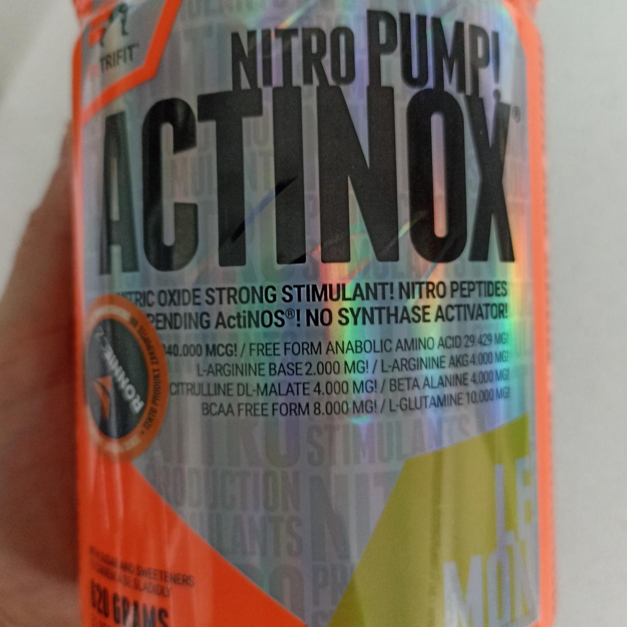 Fotografie - ACTINOX Lemon Nitro pump!