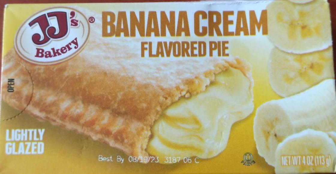 Fotografie - Banana cream flavored pie JJ's Bakery
