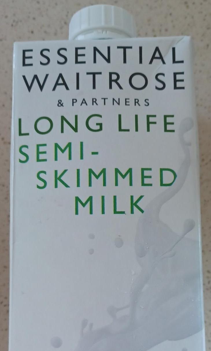 Fotografie - Long Life Semi-Skimmed Milk Essential Waitrose & Partners