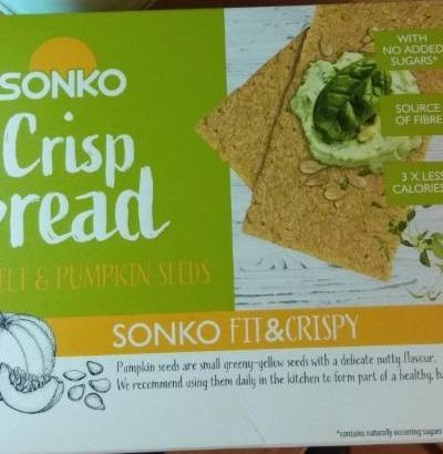 Fotografie - Crisp bread Spelt & Pumpkin seeds Sonko