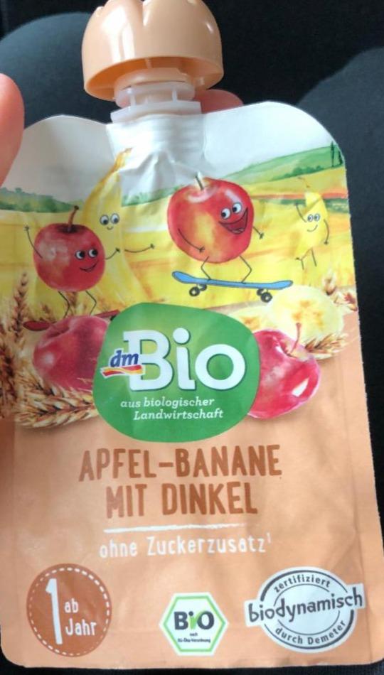 Fotografie - Kapsička Bio jablko, banán a špalda dmBio