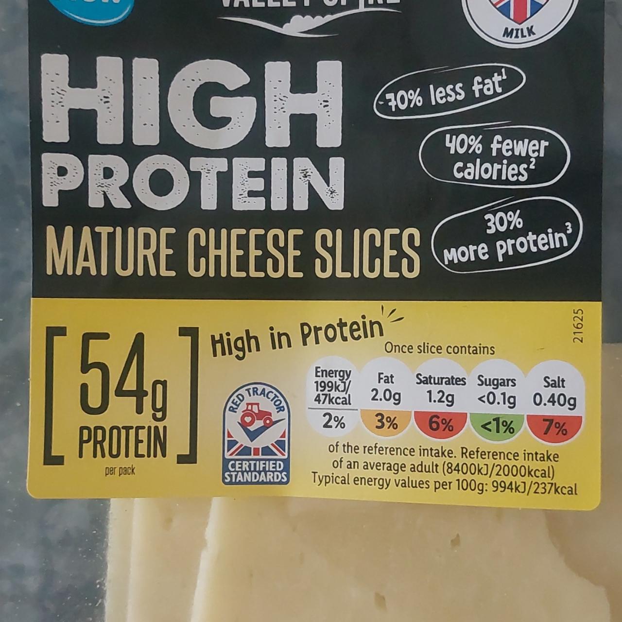 Fotografie - High protein Mature cheese slices Valley Spire