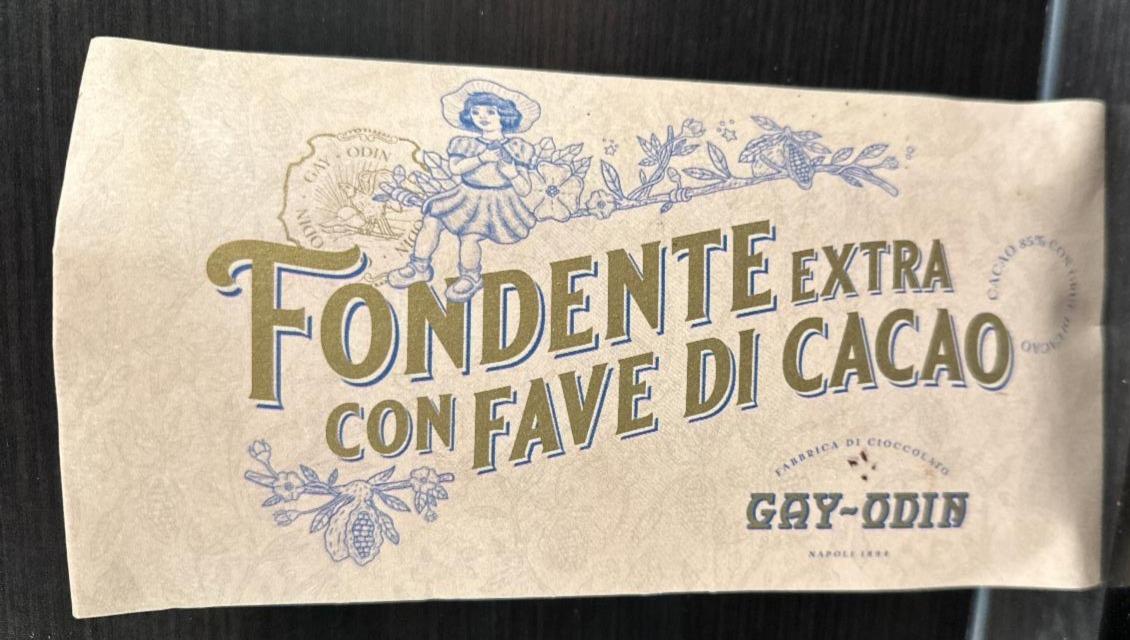 Fotografie - Fondente extra con Fave di cacao Gay-Odin