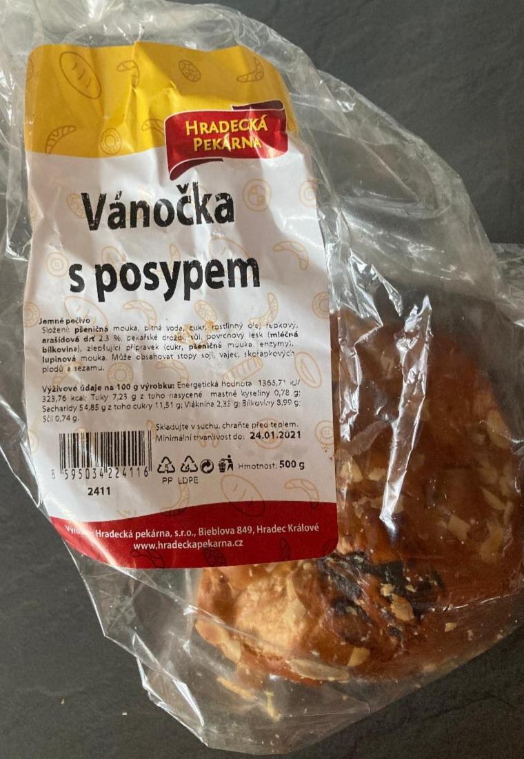 Fotografie - Vánočka s posypem Hradecká pekárna