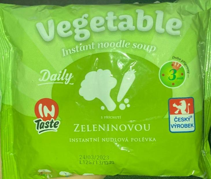 Fotografie - vegetable instant noodle soup IN Taste