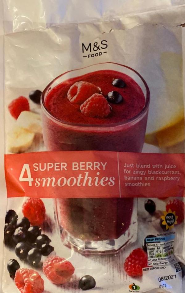 Fotografie - Super Berry 4 smoothies