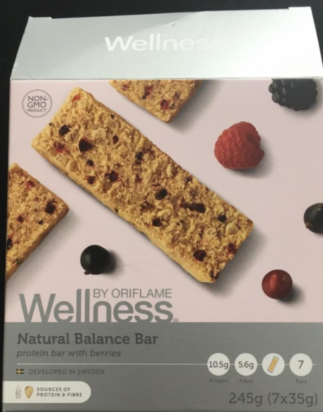 Fotografie - Natural Balance Bar protein bar with berries Wellness by Oriflame