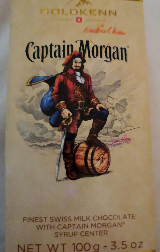 Fotografie - Captain Morgan spiced rum Liquor bar Goldkenn