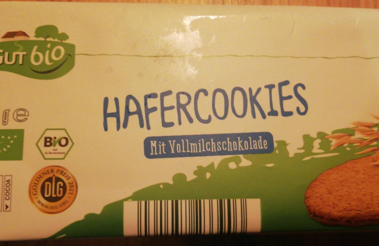 Fotografie - Hafercookies mit Vollmilchschokolade Gut bio